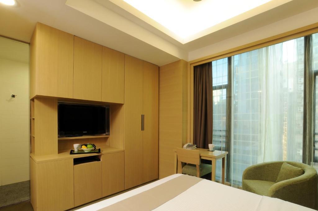 Causeway Corner Aparthotel Hong Kong Habitación foto